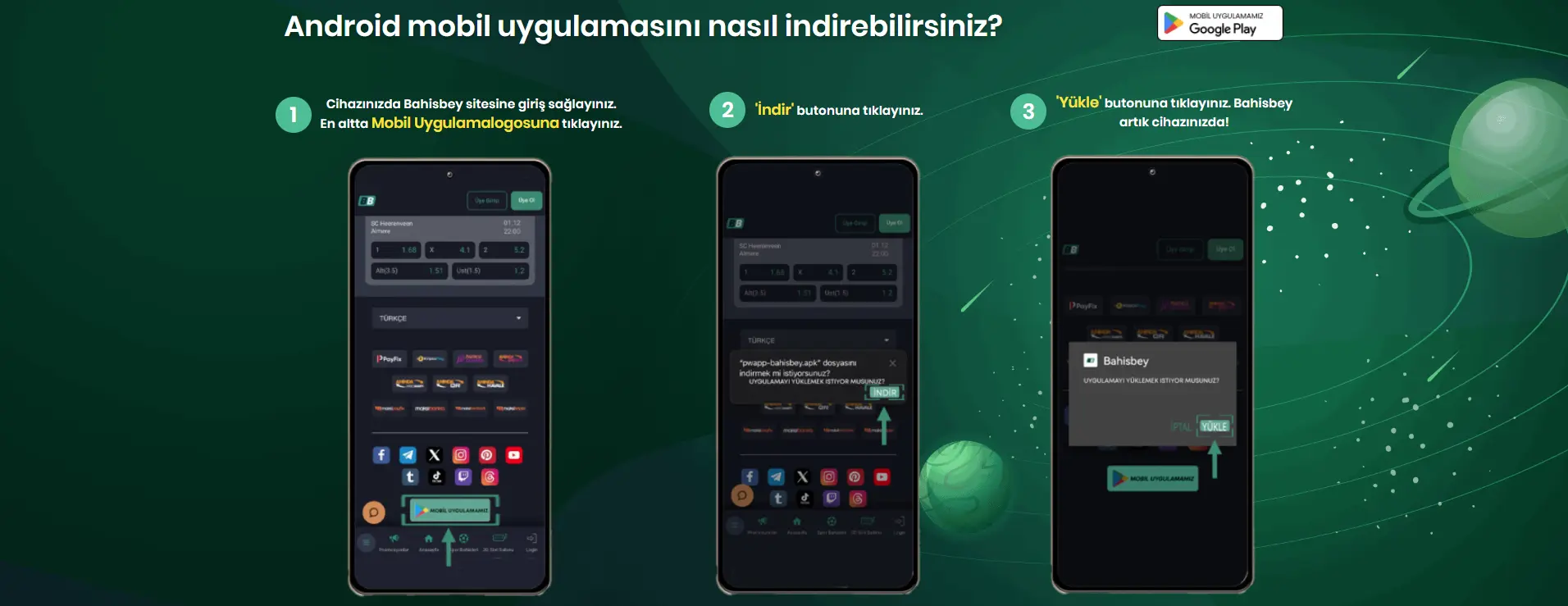 Android için İndirme ve Kurulum